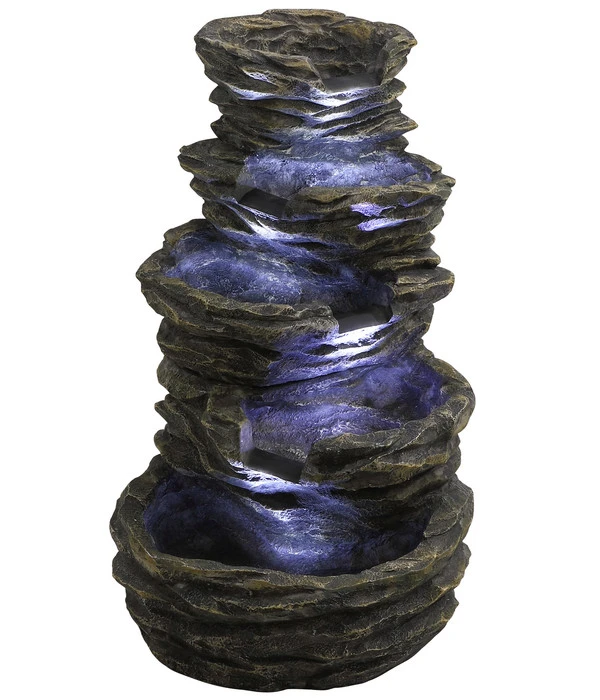 Dehner Polyresin-Gartenbrunnen Roccia 4 Dehner Polyresin-Gartenbrunnen Roccia – Bild 2