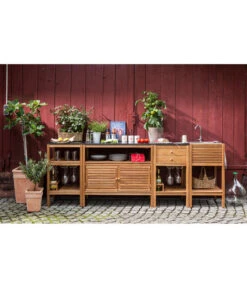 Dehner Schubladenschrank Southampton, 50 X 50 X 90 Cm -Markenqualität 2354900 WE FS 001 Outdoorkueche