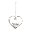 Dehner Metall-Hängeampel Herz