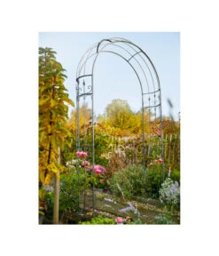 Dehner Metall-Rosenbogen Alina, Ca. B132/H233/T38 Cm -Markenqualität 2379659 WE MO 001 RosenbogenAlina