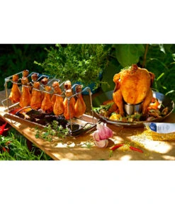 Dehner Hähnchenkeulenhalter, 44 X 16 X 16 Cm -Markenqualität 2431070 WE MO 001 DehnerHaehnchenkeulenhalter