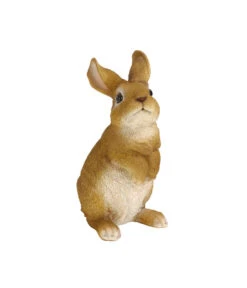 Polyresin Hase Stehend, Ca. B15,5/H25,5/T13 Cm