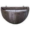Dehner Polyrattan-Wandhänger, Braun 1 Dehner Polyrattan-Wandhänger, Braun -Markenqualität 2467694 WE FS 001 Polyrattanwandhaenger