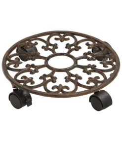 Dehner Gusseisen-Rolluntersetzer, Ø 29 Cm