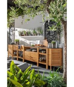 Dehner Schrank Southampton, 100 X 50 X 90 Cm 14 Dehner Schrank Southampton, 100 X 50 X 90 Cm -Markenqualität 2806644 WE MO 001 OutdoorkuecheSouthampton 1