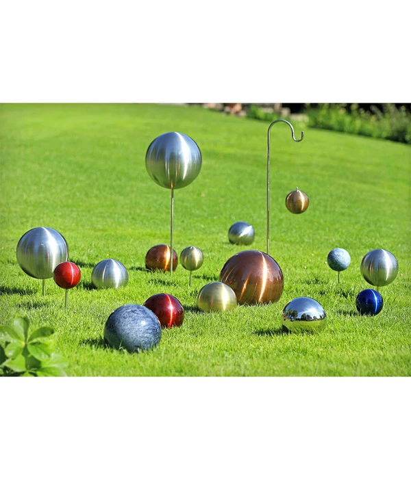 Dehner Edelstahlkugel, Gebürstet 6 Dehner Edelstahlkugel, Gebürstet – Bild 4