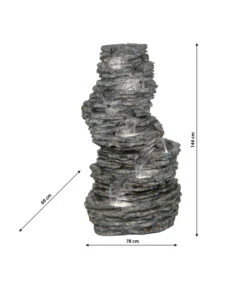 Dehner Polyresin-Gartenbrunnen Torino, Ca. H144 Cm 10 Dehner Polyresin-Gartenbrunnen Torino, Ca. H144 Cm -Markenqualität 2873792 WE BG 001 DehnerGartenbrunnenTorino