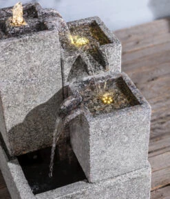 Dehner Granit-Gartenbrunnen Cascada, Ca. H65 Cm -Markenqualität 2888618 WE DE 001 DehnerGranitGartenbrunnenCascada