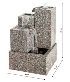 Dehner Granit-Gartenbrunnen Cascada, Ca. H65 Cm -Markenqualität 2888618 WE DE 004 DehnerGranitGartenbrunnenCascada