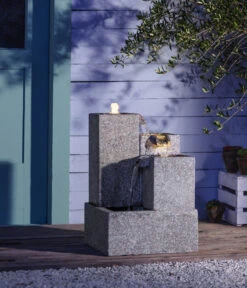 Dehner Granit-Gartenbrunnen Cascada, Ca. H65 Cm -Markenqualität 2888618 WE MO 002 DehnerGranitGartenbrunnenCascada