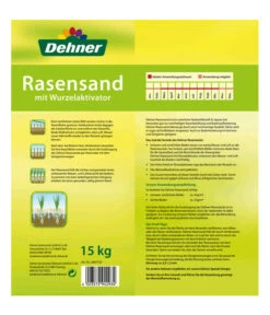 Dehner Rasensand Mit Wurzelaktivator, 15 Kg -Markenqualität 2897155 WE DE 001 DehnerRasensand15kgBodenverbessererMarkenqualitaetBodenaufbesserer