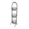 Dehner Metall-Etagere Mit Drei Körben -Markenqualität 3170370 WE FS 001 MetallEtageremitdreiKoerbenFigurenGartendekoGartendekoration