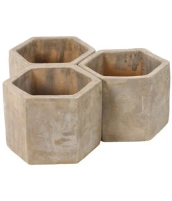 Markenqualität -Markenqualität 3199031 WE DE 002 TerrakottaTopfHexagon25x25cmterrakotta