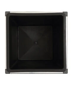 Dehner WPC-Topf Inkl. Kunststoff-Einsatz, Anthrazit -Markenqualität 3220589 WE DE 001 PolystoneTopfinklKunststoffEinsatzBlumentopf