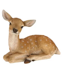 Dehner Polyresin-Reh Liegend, Ca. B45/H36,5/T23,5 Cm