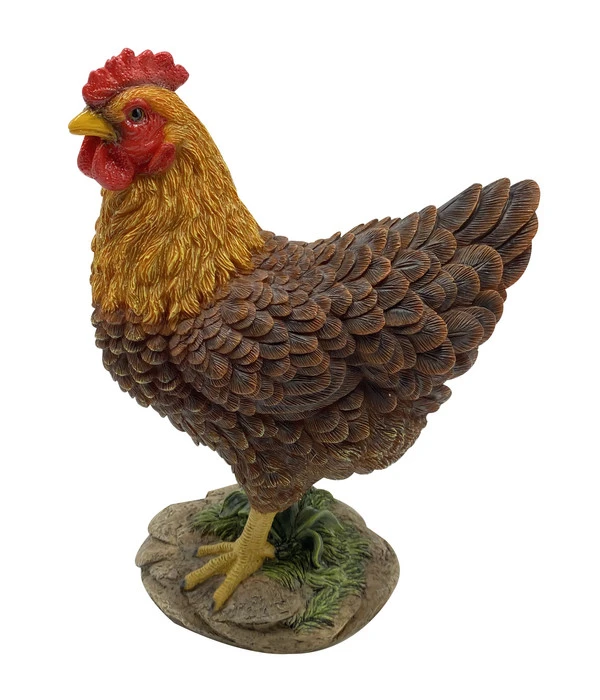 Dehner Polyresin-Henne, 22 X 14 X 32 Cm 3 Dehner Polyresin-Henne, 22 X 14 X 32 Cm