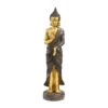 Dehner Polyresin-Buddha, Gold-grau, 20,5 X 20,5 X 82,5 Cm -Markenqualität 3265477 WE FS 001 DehnerPolyresinBuddhagoldgrau20x20x82cmGartendeko