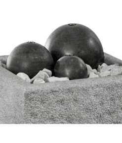 Dehner Granit-Gartenbrunnen Belluno, Ca. B56/H28/T56 Cm -Markenqualität 3274156 WE DE 002 BrunnenBellunoNEU