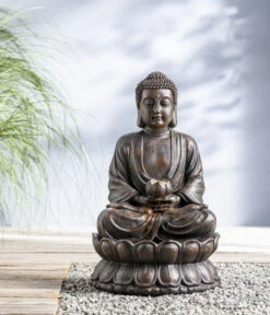 Dehner Polyresin-Gartenbrunnen Buddha, Ca. B49,5/H80,5/T49,5 Cm 13 Dehner Polyresin-Gartenbrunnen Buddha, Ca. B49,5/H80,5/T49,5 Cm -Markenqualität 3274511 WE MO 001 DehnerPolyresinGarenbrunnenBuddhaNEU