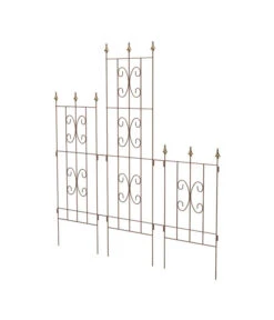 Dehner Kombi-Spalier Clematis, Rost/gold -Markenqualität 3274925 3274917 3274891 WE DE 004 DehnerKombiSpalierrostgoldRankhilfeRankgitterRankspalierSpalier