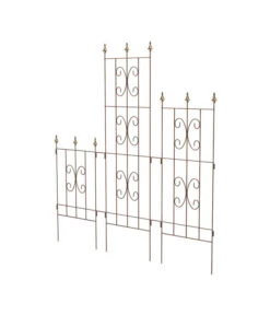 Dehner Kombi-Spalier Clematis, Rost/gold -Markenqualität 3274925 3274917 3274891 WE DE 005 DehnerKombiSpalierrostgoldRankhilfeRankgitterRankspalierSpalier