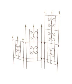 Dehner Kombi-Spalier Clematis, Rost/gold -Markenqualität 3274925 3274917 3274891 WE DE 007 DehnerKombiSpalierrostgoldRankhilfeRankgitterRankspalierSpalier