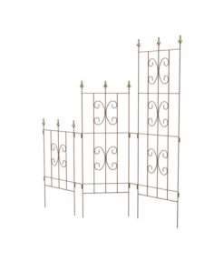 Dehner Kombi-Spalier Clematis, Rost/gold -Markenqualität 3274925 3274917 3274891 WE DE 008 DehnerKombiSpalierrostgoldRankhilfeRankgitterRankspalierSpalier