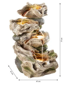 Dehner Polyresin-Gartenbrunnen Albero, Ca. B47/H77/T41 Cm -Markenqualität 3277027 WE BG 001DehnerPolyresinGartenbrunnenAlbero