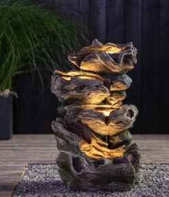 Dehner Polyresin-Gartenbrunnen Albero, Ca. B47/H77/T41 Cm -Markenqualität 3277027 WE DE 001 DehnerPolyresinGartenbrunnenAlbero