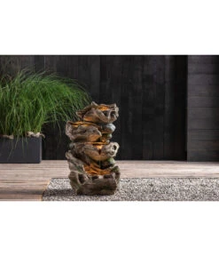 Dehner Polyresin-Gartenbrunnen Albero, Ca. B47/H77/T41 Cm -Markenqualität 3277027 WE MO 001 DehnerPolyresinGartenbrunnenAlbero