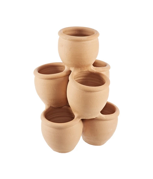 Dehner Terrakotta Kräuter-Etagere, Ca. Ø35/H47 Cm 3 Dehner Terrakotta Kräuter-Etagere, Ca. Ø35/H47 Cm