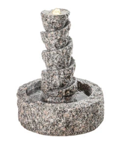 Dehner Granit-Gartenbrunnen Drill, Ca. Ø45/H55 Cm -Markenqualität 3333382 WE FS 003 DehnerGranitGartenbrunnenDrill