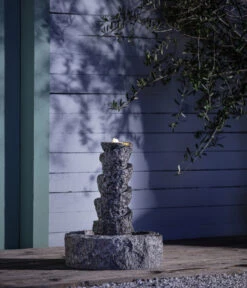 Dehner Granit-Gartenbrunnen Drill, Ca. Ø45/H55 Cm -Markenqualität 3333382 WE MO 003 DehnerGranitGartenbrunnenDrill