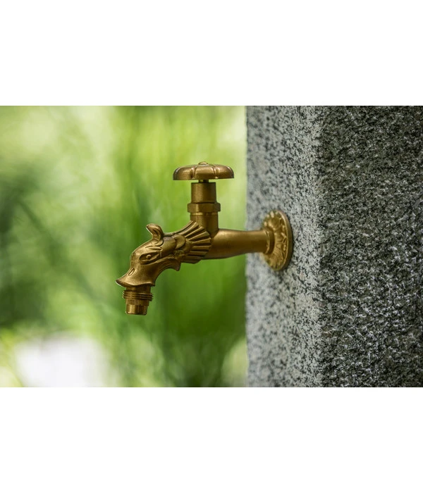 Dehner Granit-Wasserzapfsäule, Ca. B15/112/T15 Cm 5 Dehner Granit-Wasserzapfsäule, Ca. B15/112/T15 Cm – Bild 3