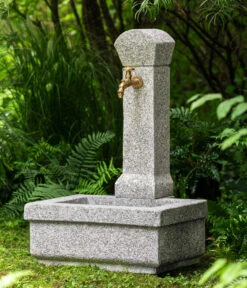 Dehner Granit-Gartenbrunnen Linz, Ca. B62/H100/T46 Cm -Markenqualität 3342342 WE MO 002 DehnerGranitGartenbrunnenLinz