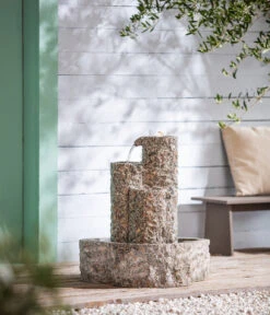 Dehner Granit-Gartenbrunnen Heidelberg, Ca. B50/H55/T50 Cm -Markenqualität 3555497 WE MO 002 DehnerGranitGartenbrunnenHeidelberg