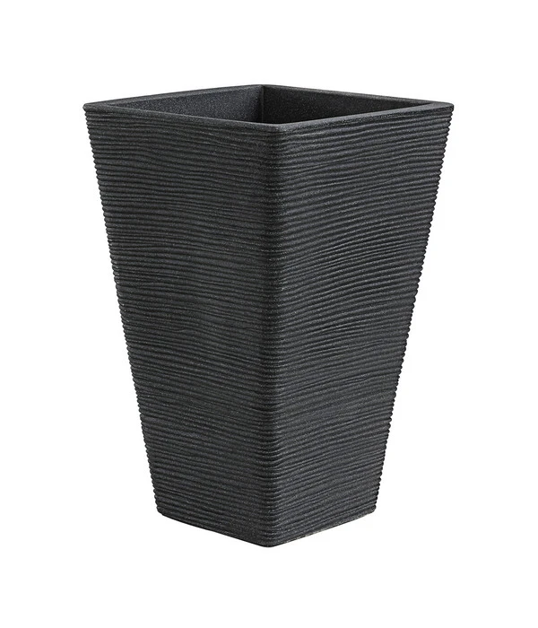 Dehner Kunststoff-Pflanzvase Capri, Anthrazit, Ca. B35/H55/T35 Cm 3 Dehner Kunststoff-Pflanzvase Capri, Anthrazit, Ca. B35/H55/T35 Cm