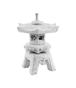 Dehner Granit-Laterne Rokkaku Yu Mit Solar