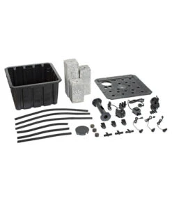 Dehner Granit-Gartenbrunnen Nizza, Ca. H25,35,45 Cm -Markenqualität 3765823 BildD 001 BrunnenSet3SaeulenBrunnenSet3Saeulen