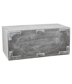 Dehner Polystone-Blumenkübel Kopenhagen, Rechteckig, Granit-grau -Markenqualität 3925054 BildD 001 DehnerBlumenkuebelAusPolystonePolystKastenEinz60X26