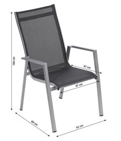 Dehner Stapelstuhl Macon -Markenqualität 4030771 WE BG 001 StapelstuhlMacon