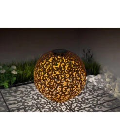 Dehner Solar-Kugelleuchte Lagos -Markenqualität 4034328 WE MO 001 DehnerSolarKugelleuchteLagosSolarleuchteNachtleuteSolarlicht