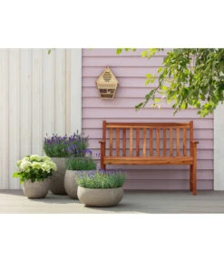 Dehner Leichtbeton-Topf Balloon Stone, Grau -Markenqualität 4058046 4058087 4057972 WE MO 005 DehnerLeichtbetonTopfPflanztopfPflanzvase 1