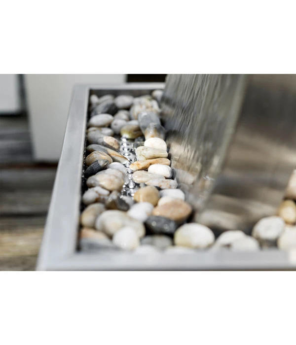 Dehner Edelstahl-Gartenbrunnen Curve, Ca. H108 Cm 7 Dehner Edelstahl-Gartenbrunnen Curve, Ca. H108 Cm – Bild 5