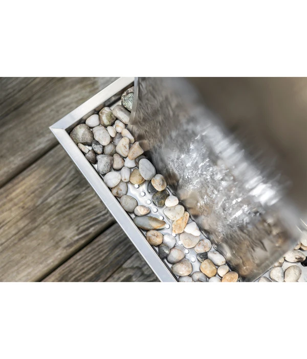 Dehner Edelstahl-Gartenbrunnen Curve, Ca. H108 Cm 8 Dehner Edelstahl-Gartenbrunnen Curve, Ca. H108 Cm – Bild 6