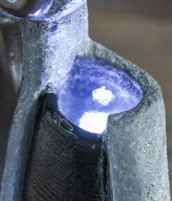 Dehner Polyresin-Gartenbrunnen Family, Ca. B42,5/H120/T27 Cm -Markenqualität 4079901 WE DE 002 DehnerPolyresinGartenbrunnenFamily