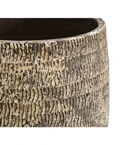 Dehner Keramik-Übertopf Stef, Rund, Braun -Markenqualität 4083309 PR DE 001 4083325 TT1StefTopfBraunDehnerExpressHerzig