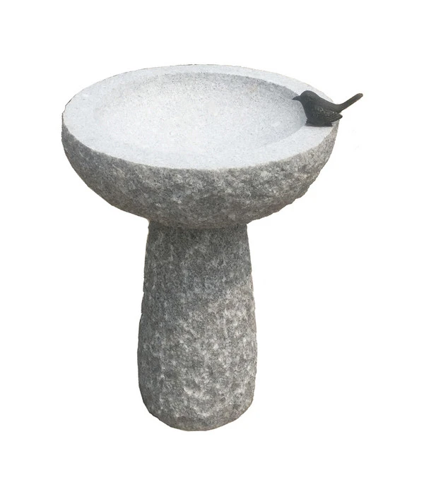 Dehner Granit-Vogeltränke Ø42/H57 Cm 3 Dehner Granit-Vogeltränke Ø42/H57 Cm