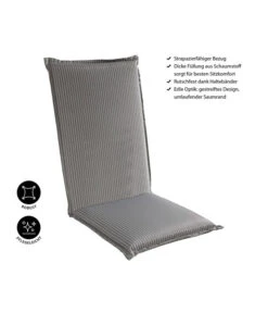 Dehner Hochlehnerpolster Astana, Ca. B50/H6/T120 Cm -Markenqualität 4093852 WE IG 001 PolsterAstanaHL