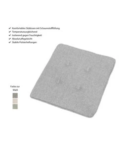 Dehner Balkonkissen Noah, Ca. B39/H3/T39 Cm 9 Dehner Balkonkissen Noah, Ca. B39/H3/T39 Cm -Markenqualität 4174199 WE IG 001 BalkonkissenNoahAnthrazit